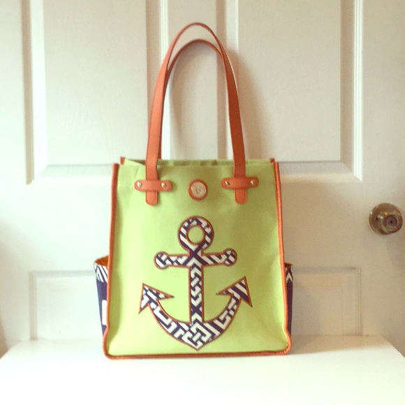 Spartina 449 Handbags - Spartina 449 Dafuskie Island Tote w/ Anchor Emblem